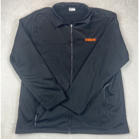 Unbranded Jackets & Coats Dunkin Donuts Mens Fleece Jacket Full Zip